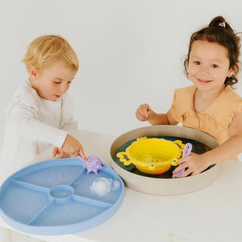 Sensorik-Spieltablett Play Tray 2-in-1 – Flieder