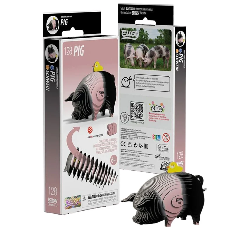Öko-Puzzle 3D – Schweinchen