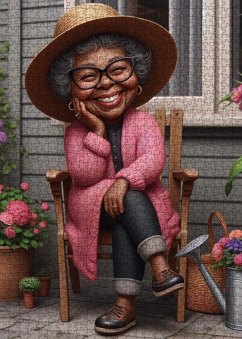 Playful Seniors - Garden Serenity (1000pcs)