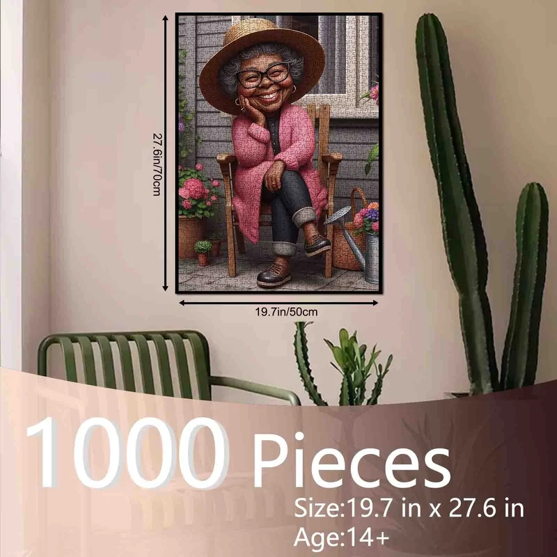 Playful Seniors - Garden Serenity (1000pcs)