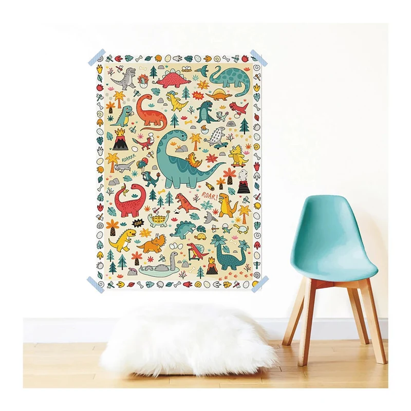 Sticker Kreativ Poster Dinosaurier
