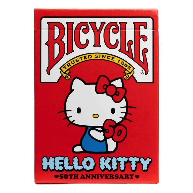 Bicycle Hello Kitty 50th Anniversary Playing Cards, sprachunabhängig