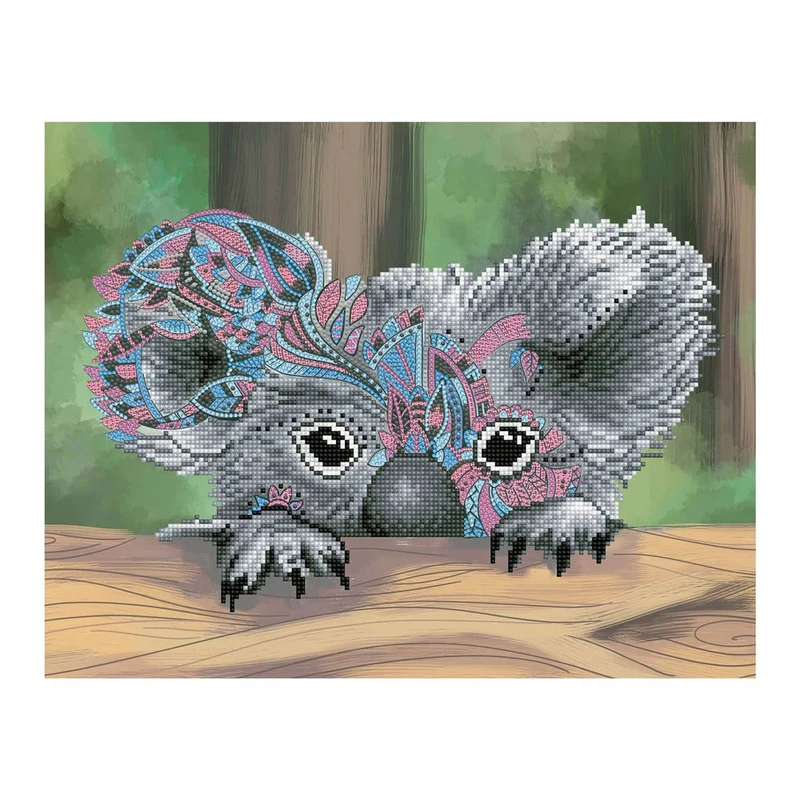 Diamond Painting Koala bunt