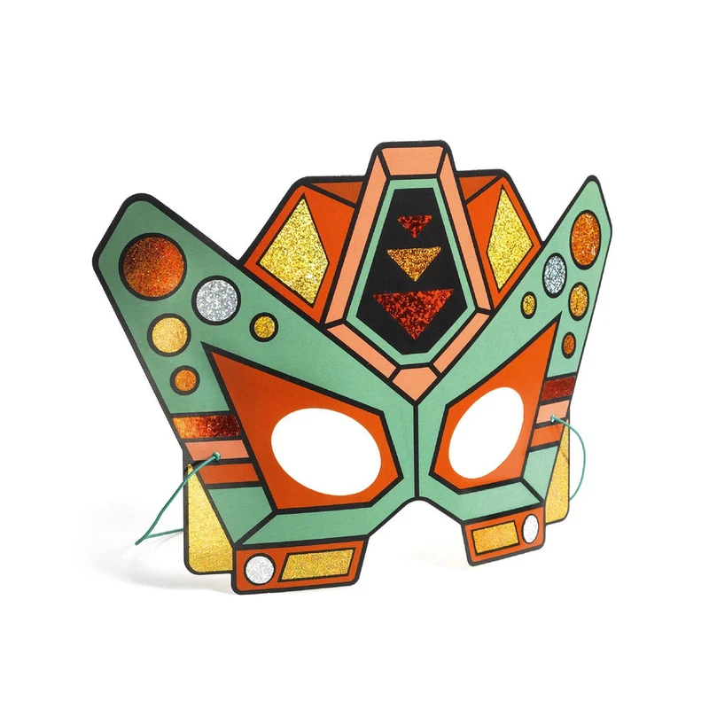 Djeco DIY - Folienbilder Masken Roboter