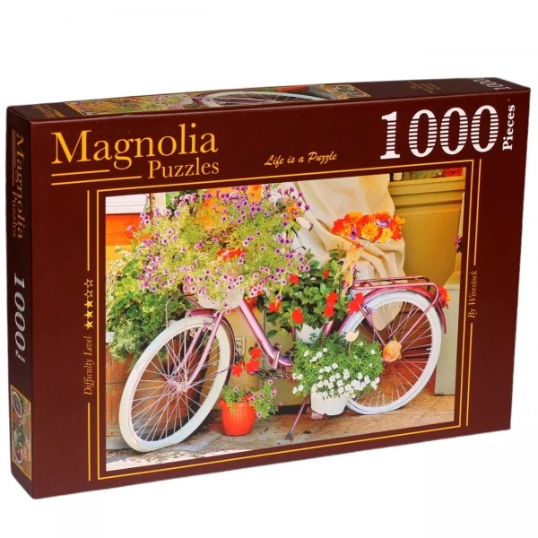 PFG Bicycle with Flowers (1000pcs) (Usage/Used - PUZZLES FOR GOOD)