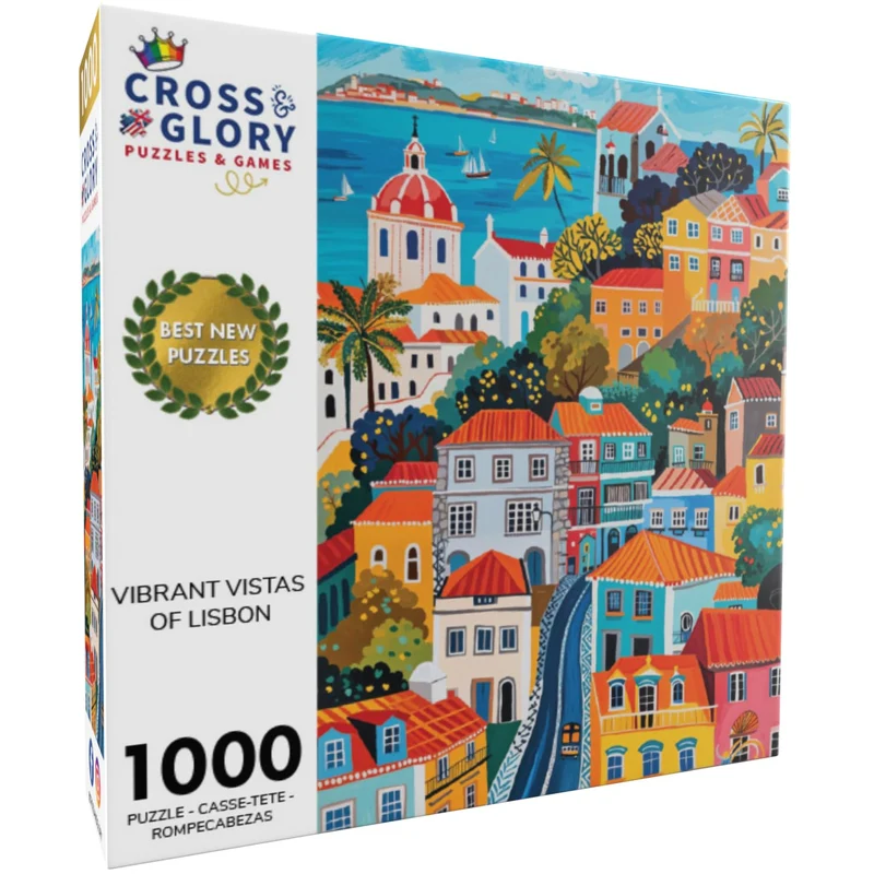 PFG Vibrant Vistas of Lisbon (1000pcs) (Usage/Used- PUZZLES FOR GOOD)