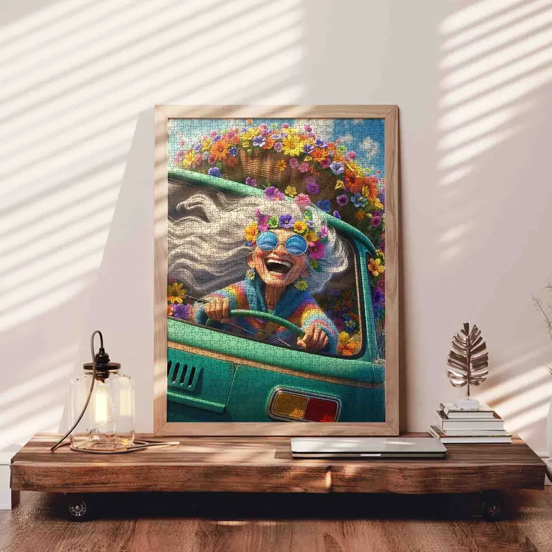 Playful Seniors - Flower Power Road Trip (1000pcs)