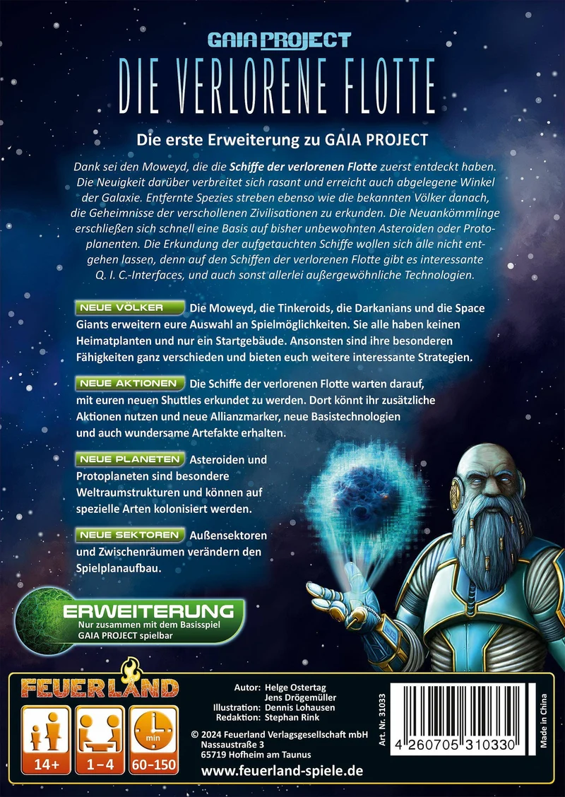 Die verlorene Flotte - Gaia Project, deutsch (Erw.)