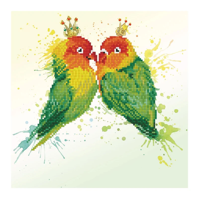 Diamond Painting Verliebte Vögel