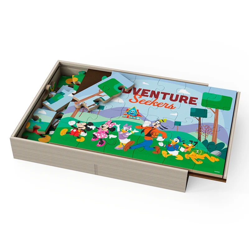 Mickey Mouse - Adventure Seekers - 5-in-1 Wood Puzzles