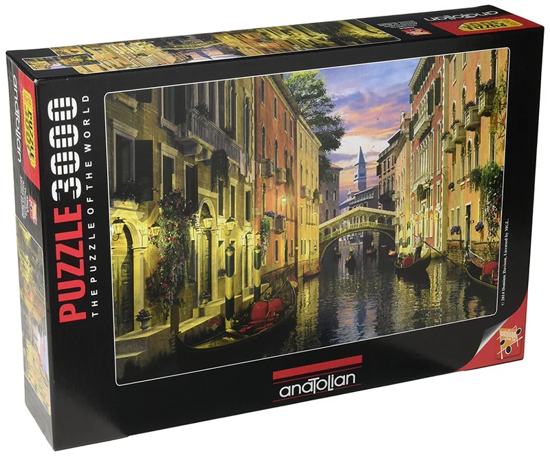 PFG Venice at Dusk, Dominic Davison (3000pcs) (Usage/Used - PUZZLES FOR GOOD)