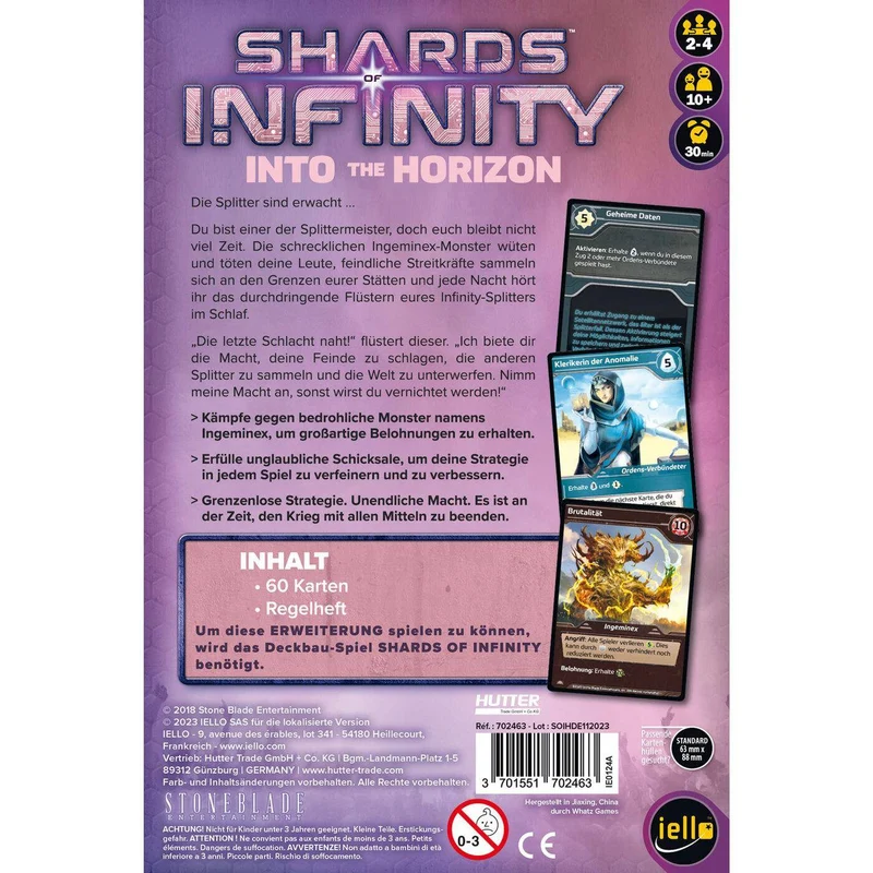 Into the horizon - Shards of Infinity, deutsch (Erw.)