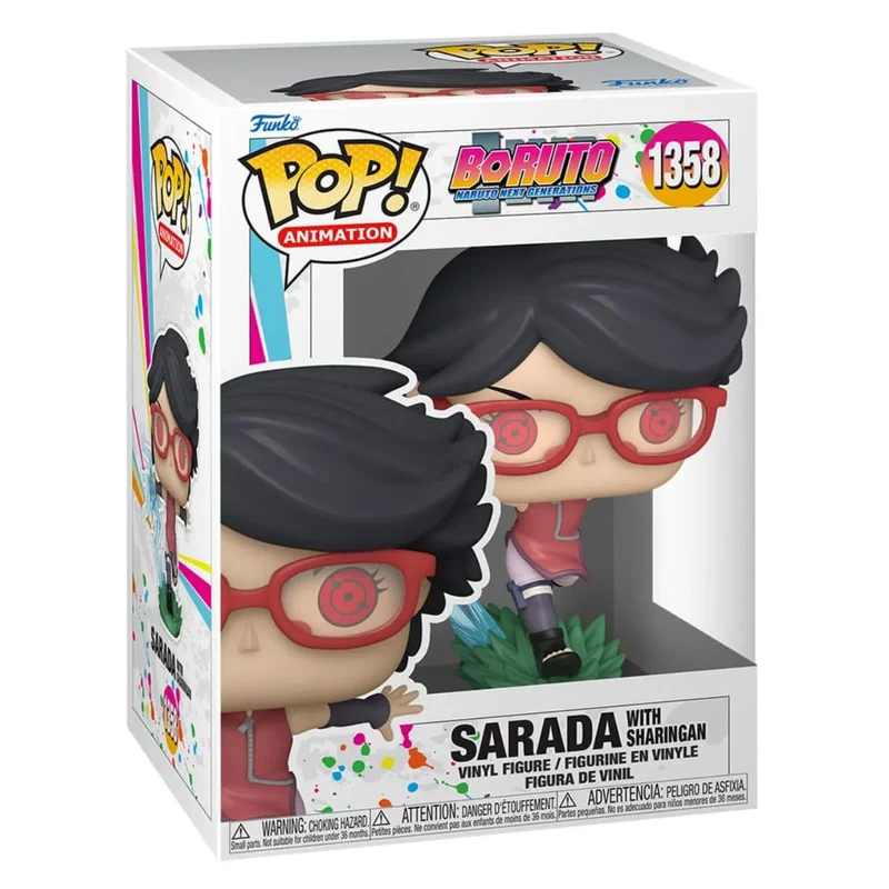 Boruto – Naruto Next Generations - POP! Animation Vinyl Figur Sarada w - Sharingan 9 cm