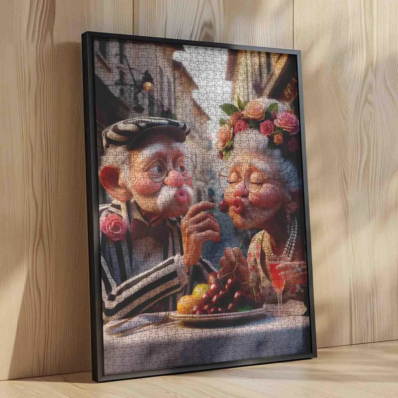Playful Seniors - Romantic Cherry Kiss (1000pcs)