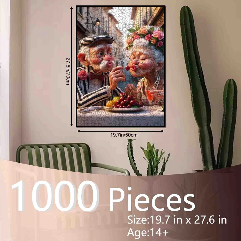 Playful Seniors - Romantic Cherry Kiss (1000pcs)