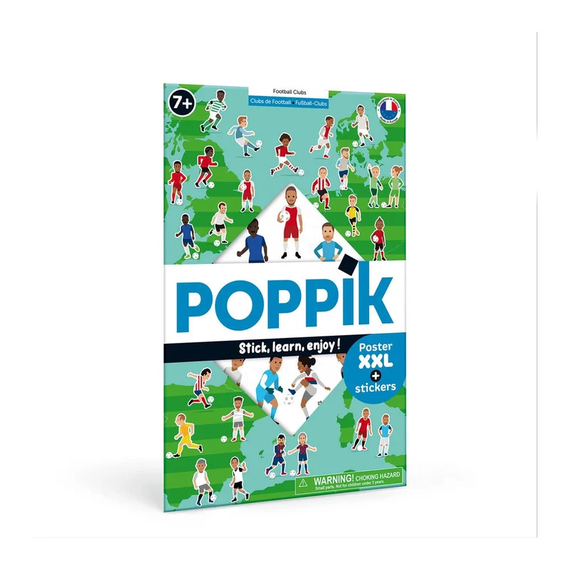 Sticker Lernposter Fussball-Clubs
