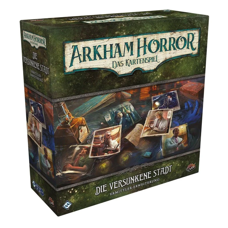 Die Versunkene Stadt (Ermittler-Erweiterung) - Arkham Horror: Das Kartenspiel, deutsch (Erw.)