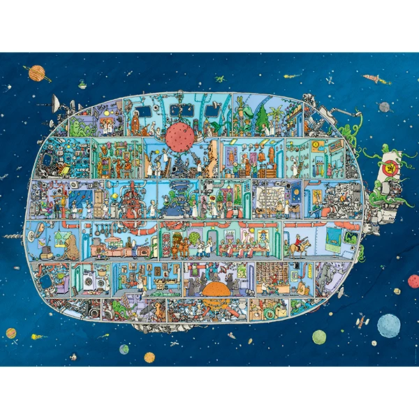 DMG Spaceship, Adolfsson (Triangular Box) (1500pcs) (BOX HAS DAMAGE)