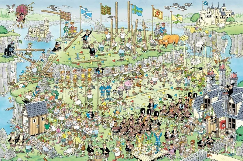 PFG Highland Games (1500pcs) (Usage/Used - PUZZLES FOR GOOD)