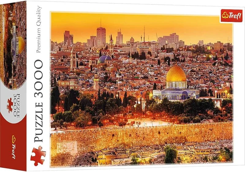 PFG The Roofs of Jerusalem, Reinhard Schmid (3000pcs) (Usage/Used - PUZZLES FOR GOOD)