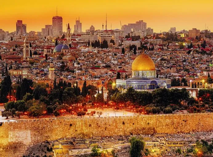 PFG The Roofs of Jerusalem, Reinhard Schmid (3000pcs) (Usage/Used - PUZZLES FOR GOOD)