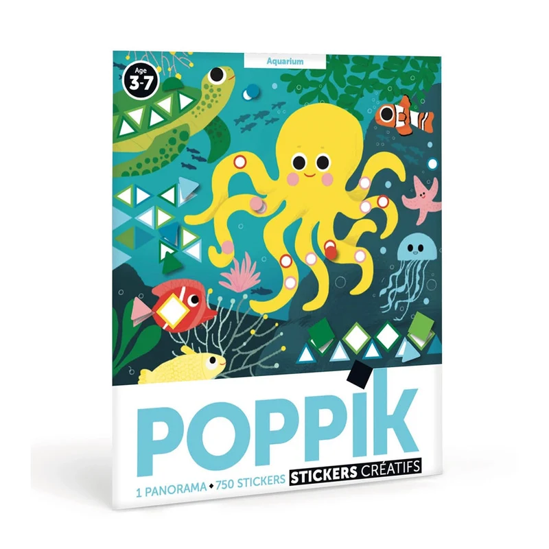 Sticker Panorama Poster Aquarium