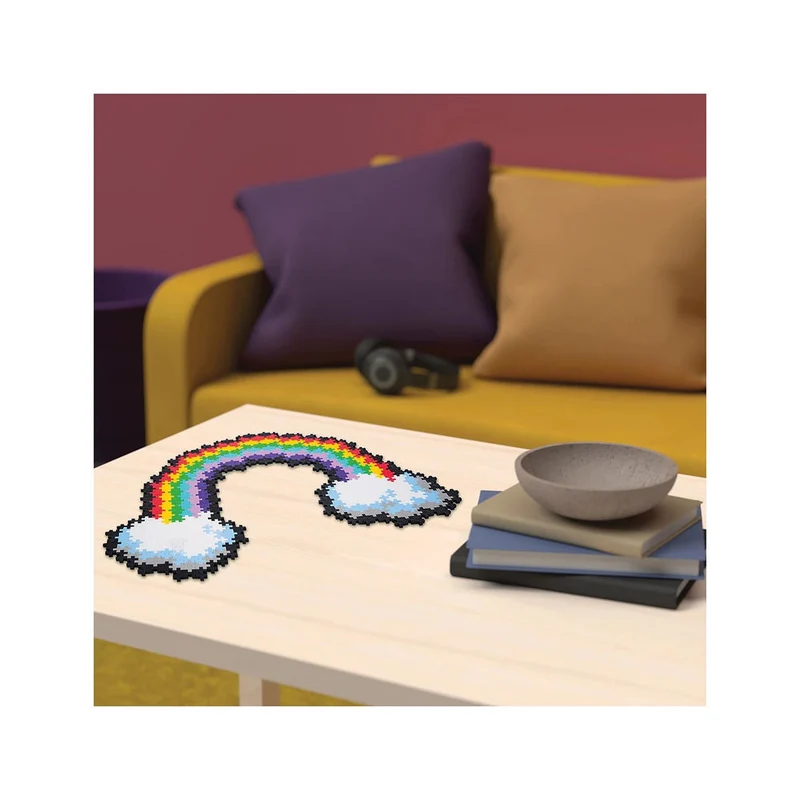 Plus-plus 500 Kreativ Bausteine Puzzle Regenbogen