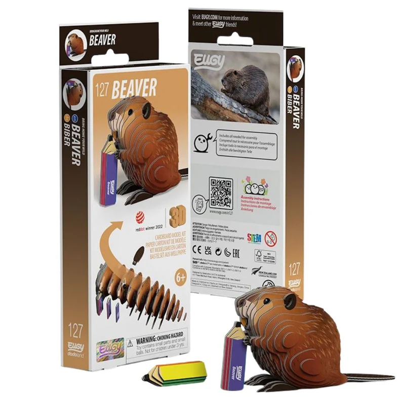 Öko-Puzzle 3D – Biber