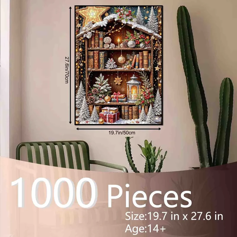 Christmas Bookshelf (1000pcs)