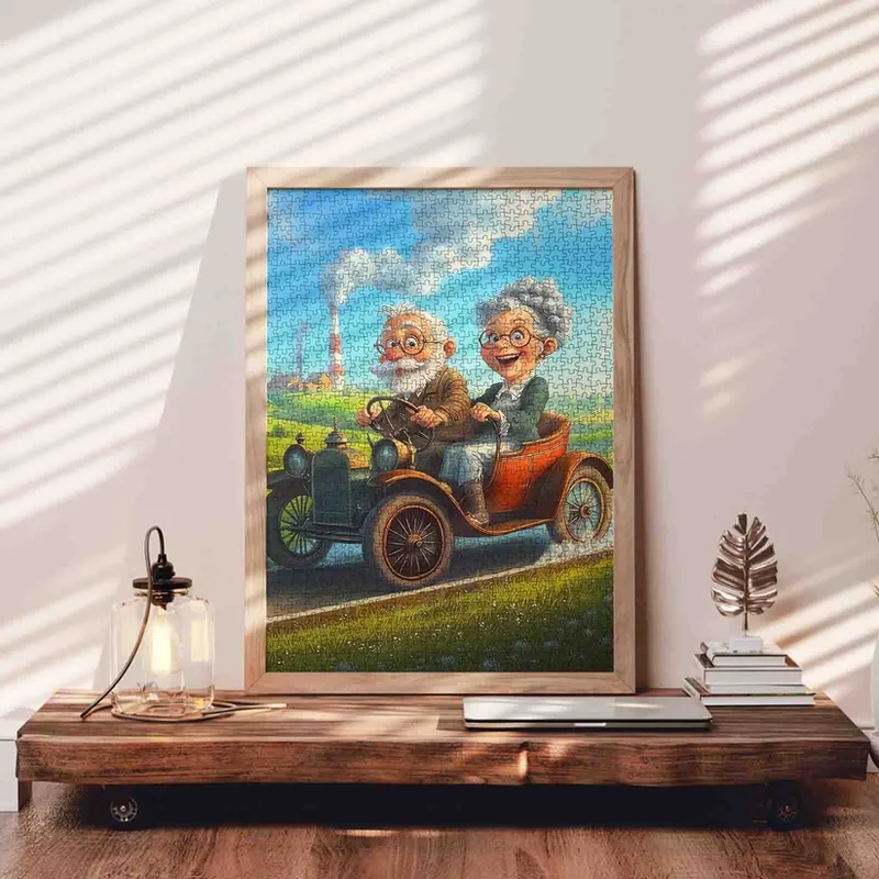 Playful Seniors - Happy Road Trip Grandma and Grandpa (1000pcs)