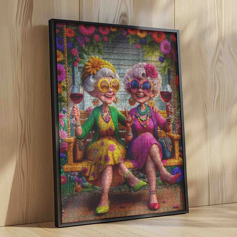 Playful Seniors - Happy Hour Grandma Friends (1000pcs)
