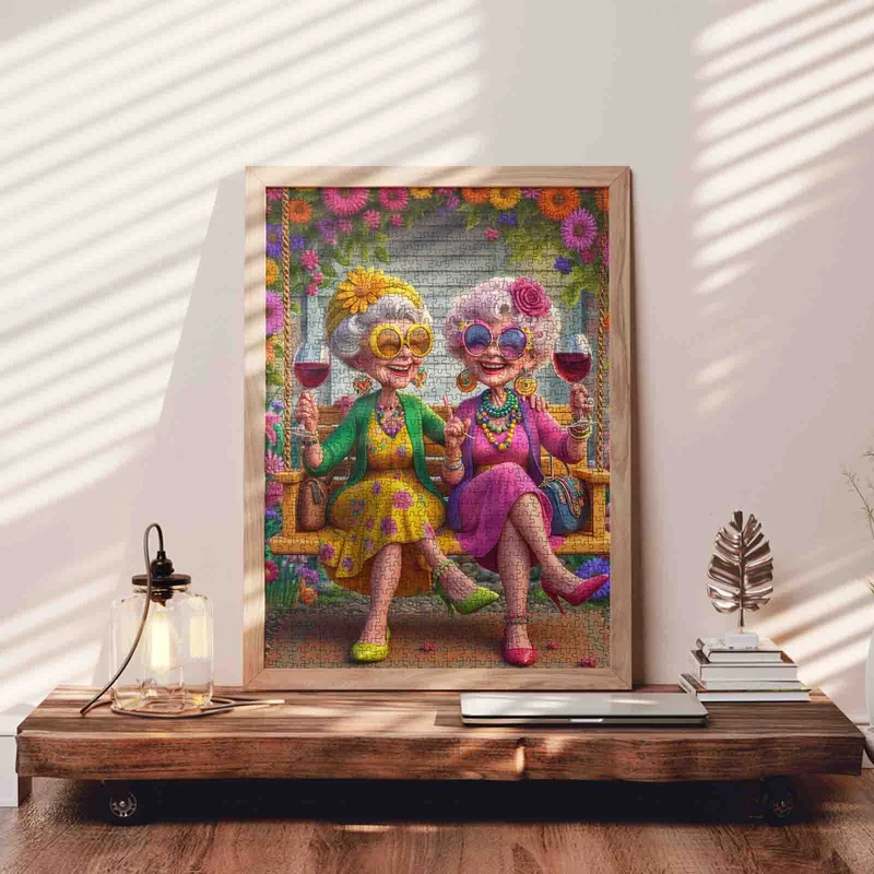 Playful Seniors - Happy Hour Grandma Friends (1000pcs)