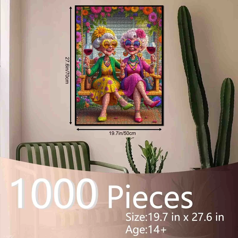 Playful Seniors - Happy Hour Grandma Friends (1000pcs)