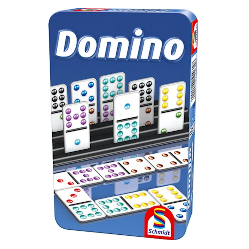 Schmidt Spiele - Domino Metalldose (mult)