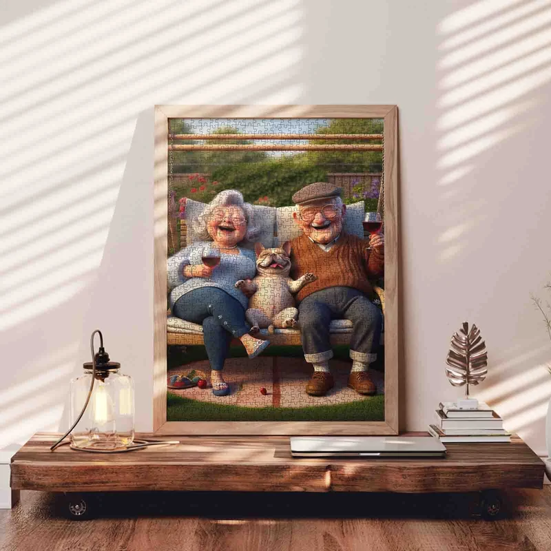 Playful Seniors - Golden Hour Companions (1000pcs)