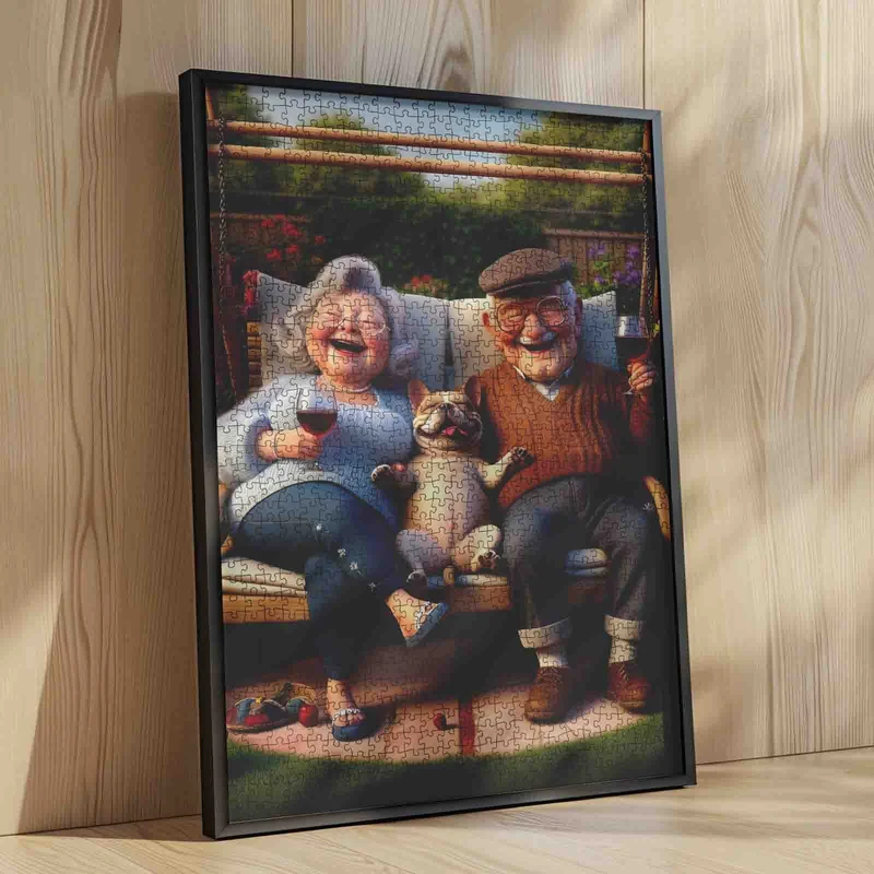 Playful Seniors - Golden Hour Companions (1000pcs)