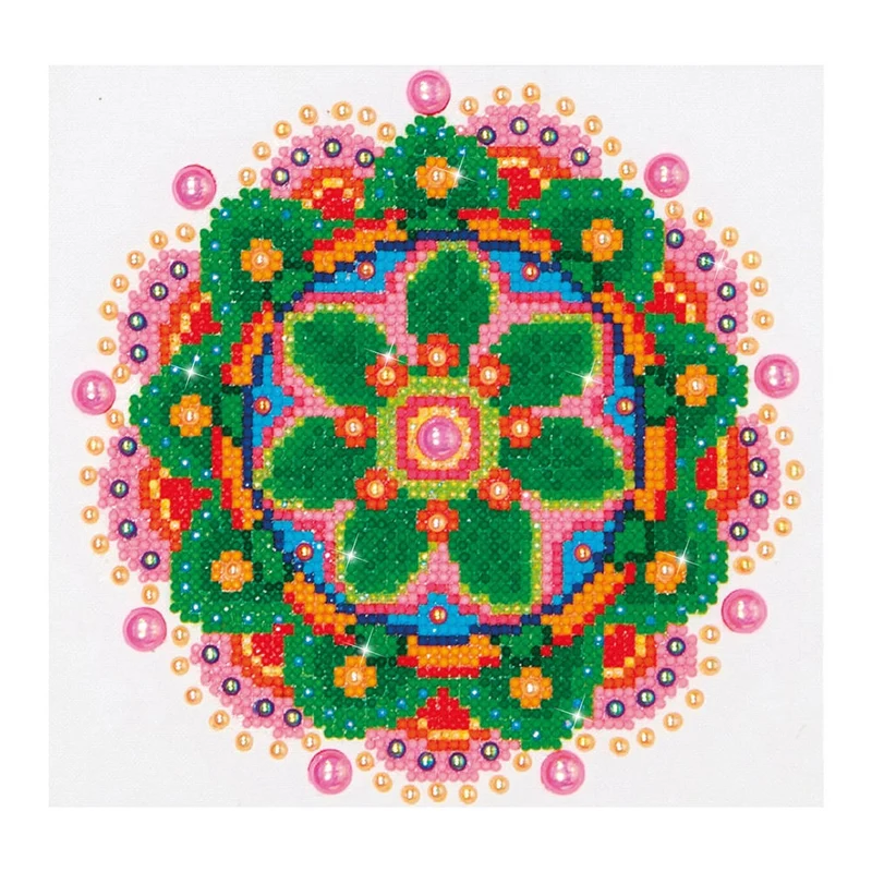 Diamond Painting Blumen Mandala