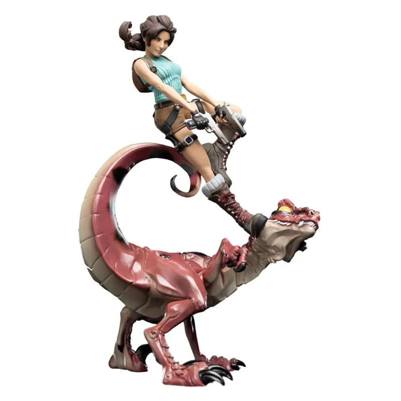 Tomb Raider™ - Mini Epics Vinyl Figur Lara Croft & Raptor 24 cm