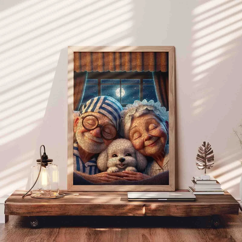 Playful Seniors - Moonlit Cozy Night (1000pcs)