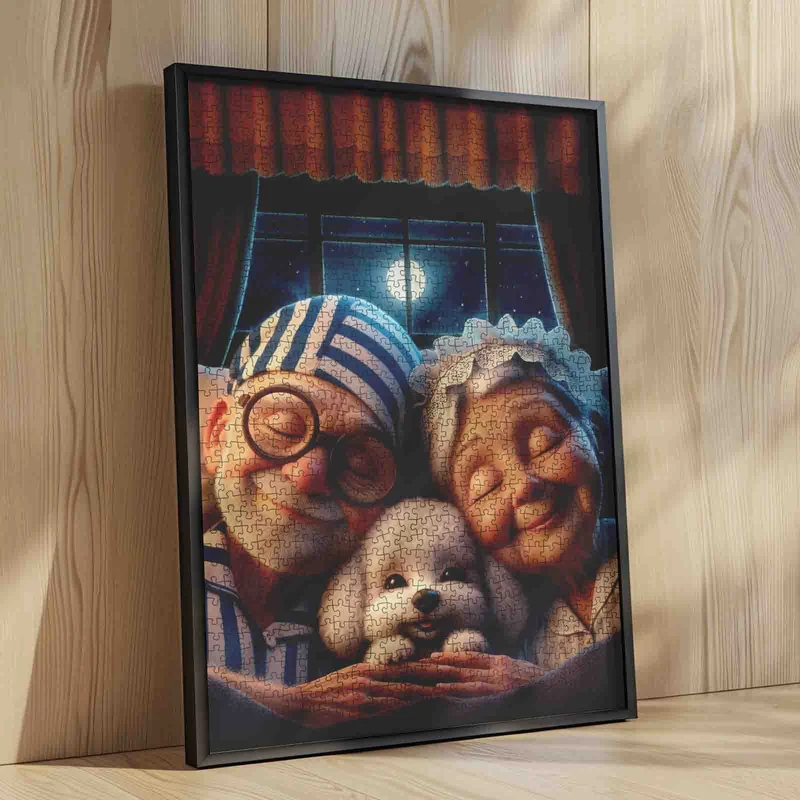 Playful Seniors - Moonlit Cozy Night (1000pcs)