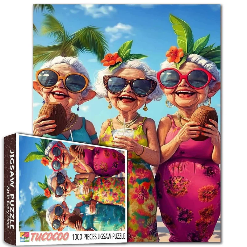 Playful Seniors - Tropical Ladies Getaway (1000pcs)