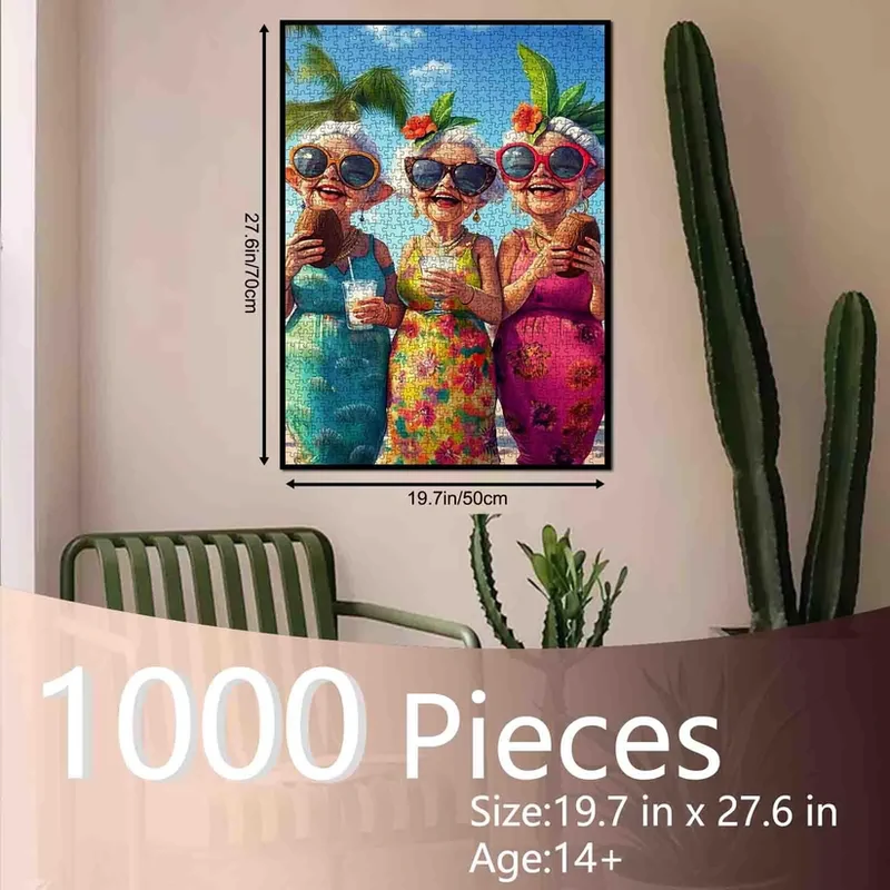 Playful Seniors - Tropical Ladies Getaway (1000pcs)