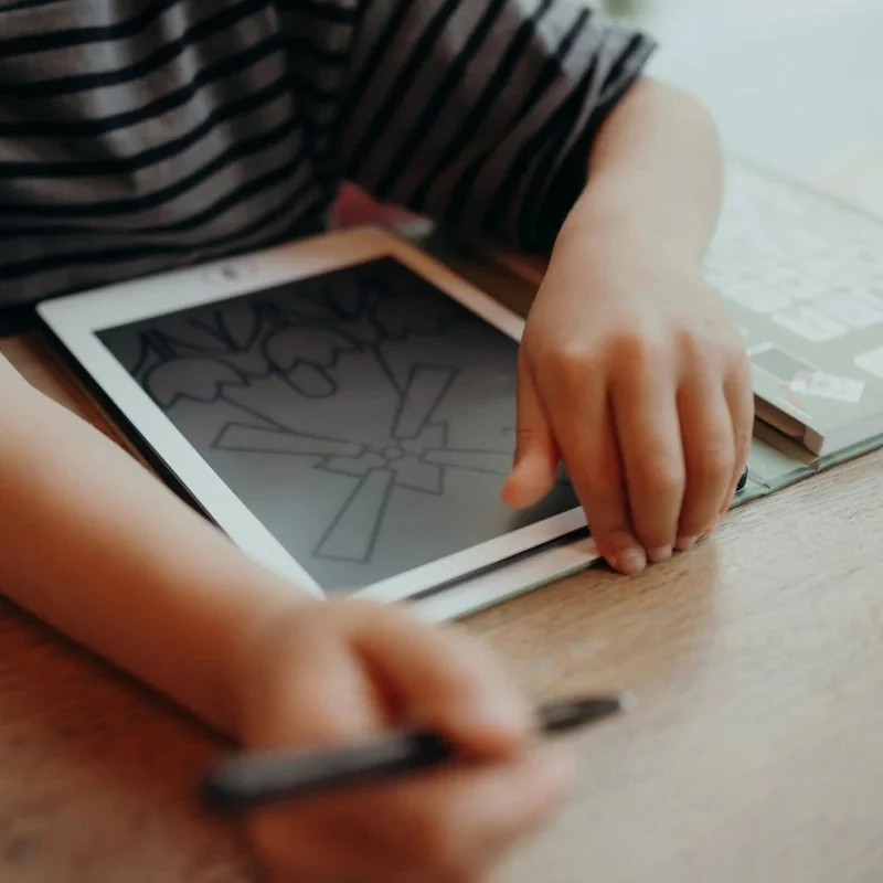 Grafiktablett zum Zeichnen mit Vorlagen Kidydraw Mini – Dinosaurier
