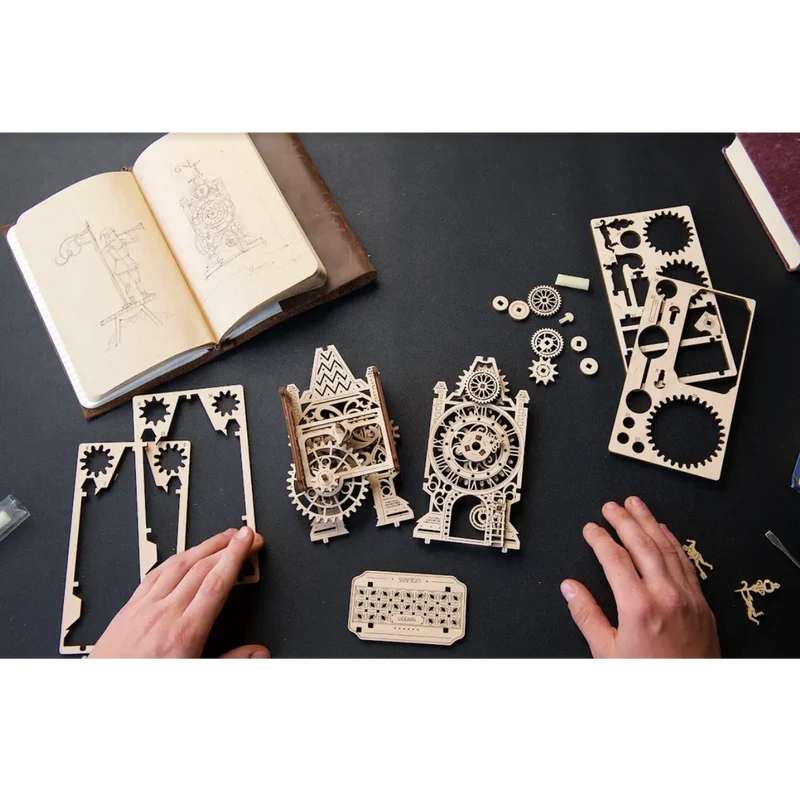 UGEARS 70169 - Alter Uhrenturm - 3D Holzspielzeug
