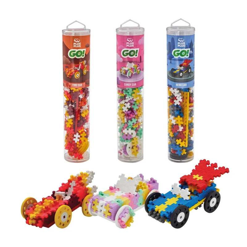 Plus-plus 200 Kreativ Bausteine GO! Auto Superheld