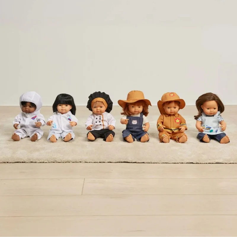 Kochuniform für 38 cm große Puppe