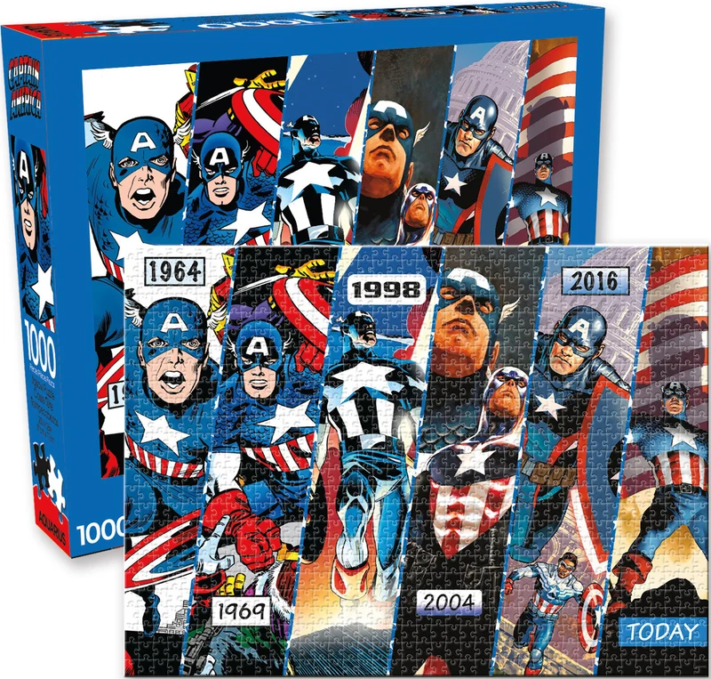 DMG Marvel Captain America Timeline (1000pcs) (DAMAGED BOX)