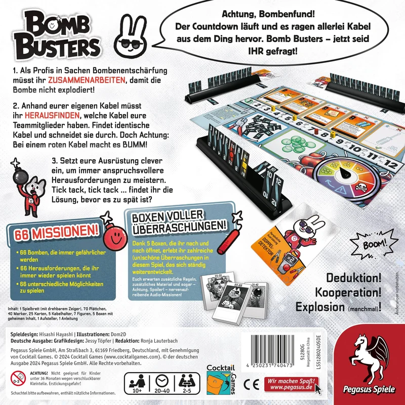 Bomb Busters, deutsch