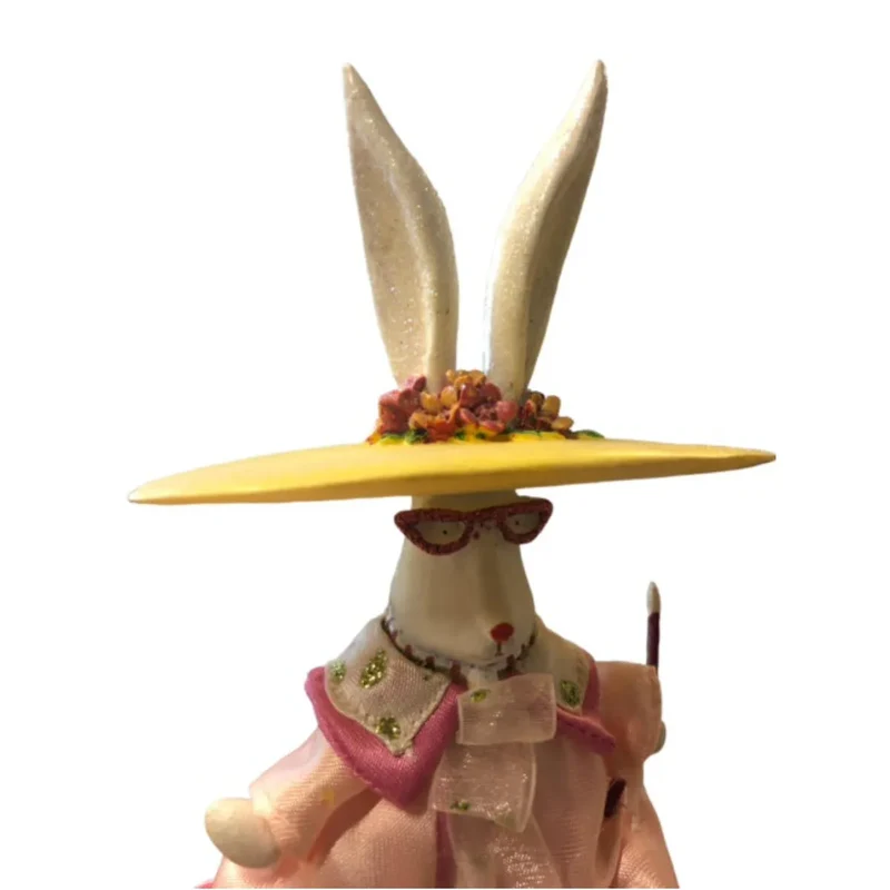 Krinkles - Hase im rosa Kleid mit Pinsel