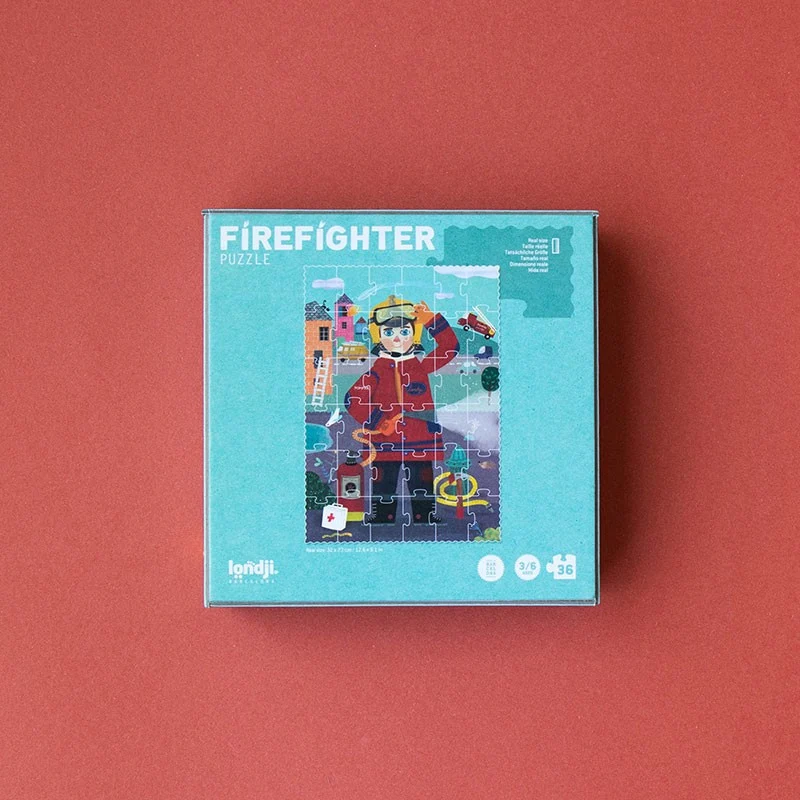 Taschenpuzzle – Feuerwehrmann, 36 Teile